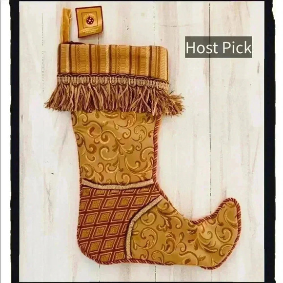 Gorgeous Dillard’s Handcrafted Stocking - Picture 1 of 4